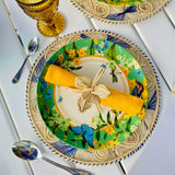 Caracol Placemat Round - Blue