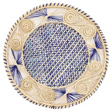 Caracol Placemat Round - Blue