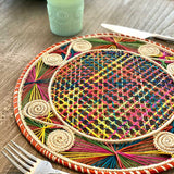 Caracol Placemat Round - Multi-Color