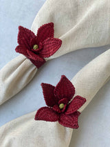 Poinsettia Napkin Ring