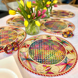 Caracol Placemat Round - Multi-Color
